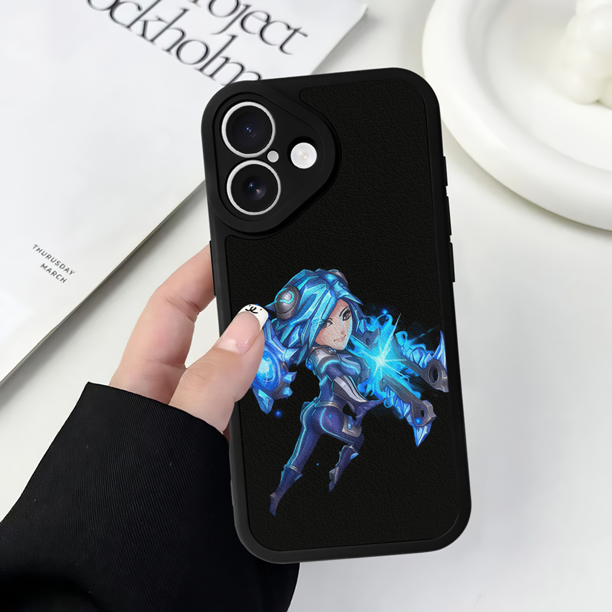 リーグ・オブ・レジェンド League of Legends LOL 【iPhone 16シリーズ対応】シリコンスマホケース（レザー調） 材質：シリコン